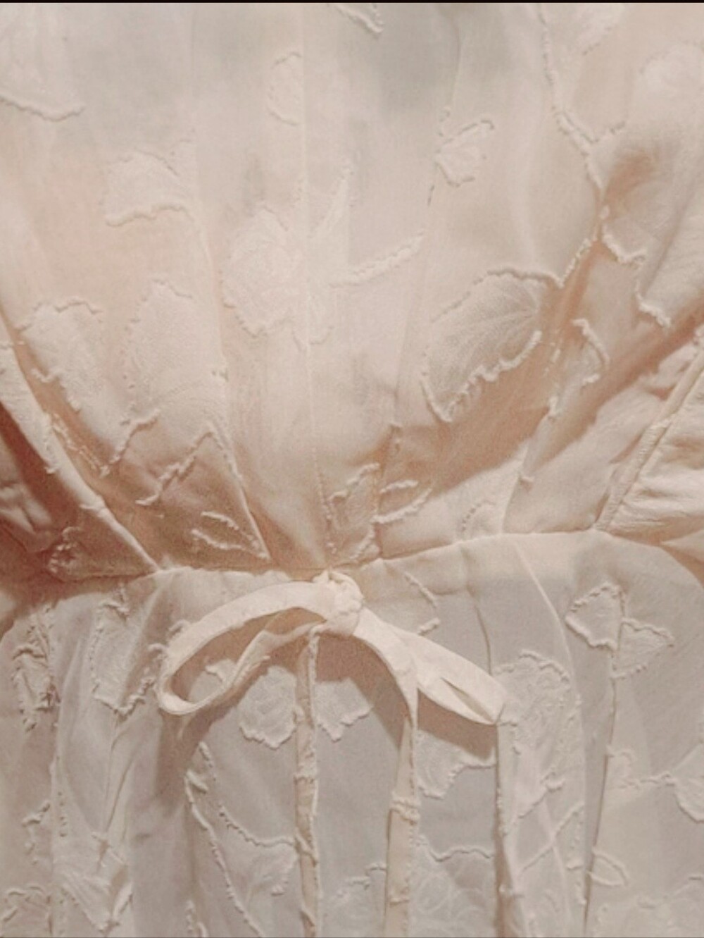 NWT Maurices White Flounce Sleeve Blouse - Picture 5 of 7